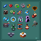 Some of the items I did for the mod.